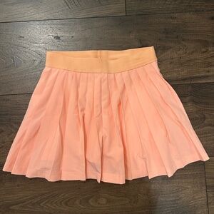 Athleta Girls 8-10 Orange Tennis Skirt